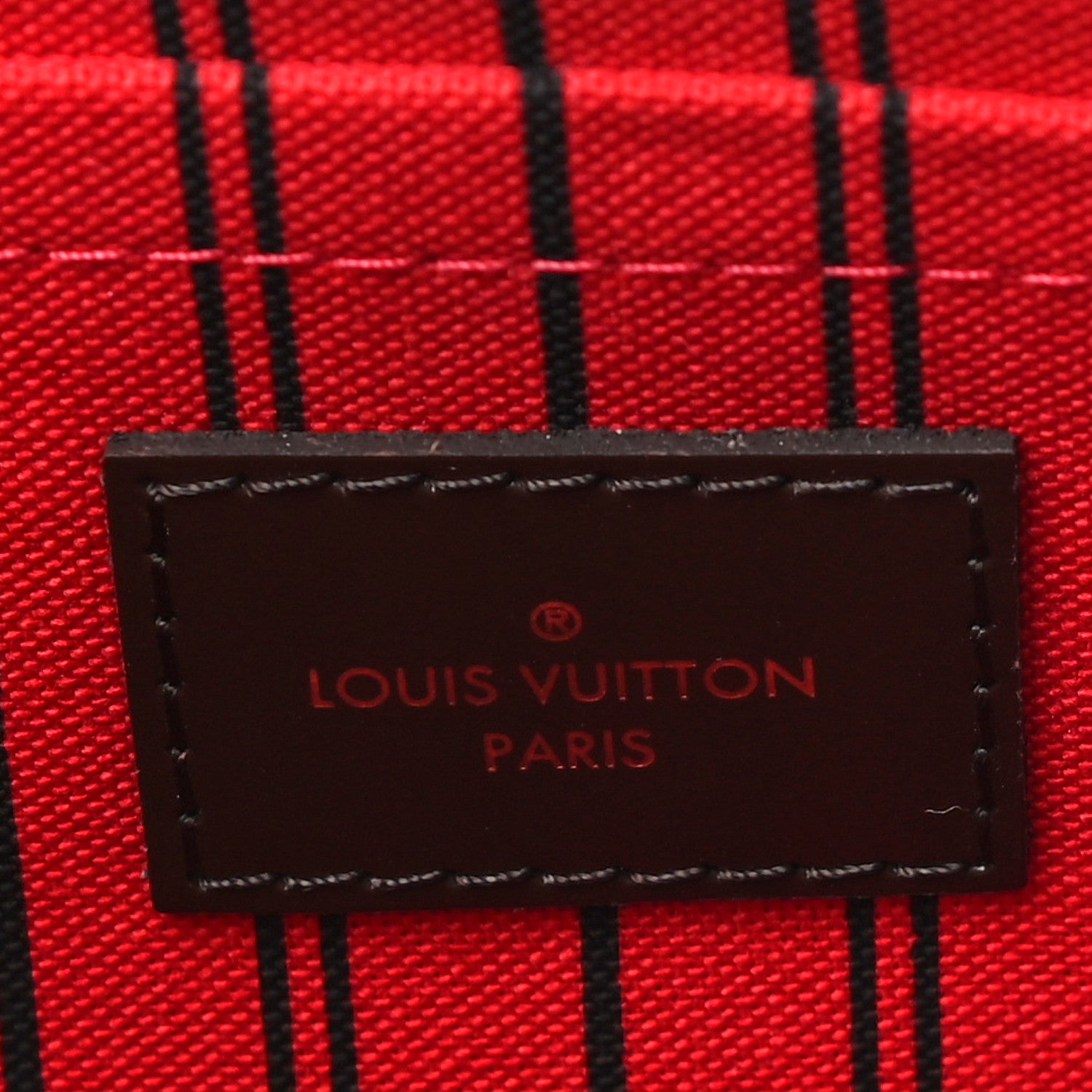 Louis Vuitton Damier Ebene Neverfull MM GM Pochette 6 of 10