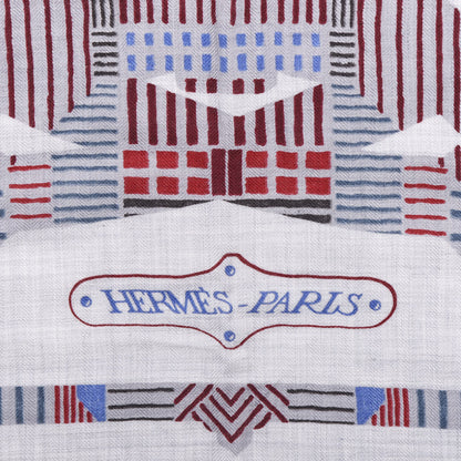 Hermes Cashmere Silk Cavalcadour Shawl 140 4 of 4