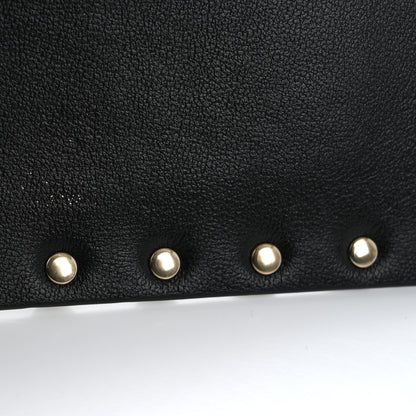Valentino Garavani Vitello Medium Rockstud Envelope Flat Wristlet Pouch Black 8 of 10