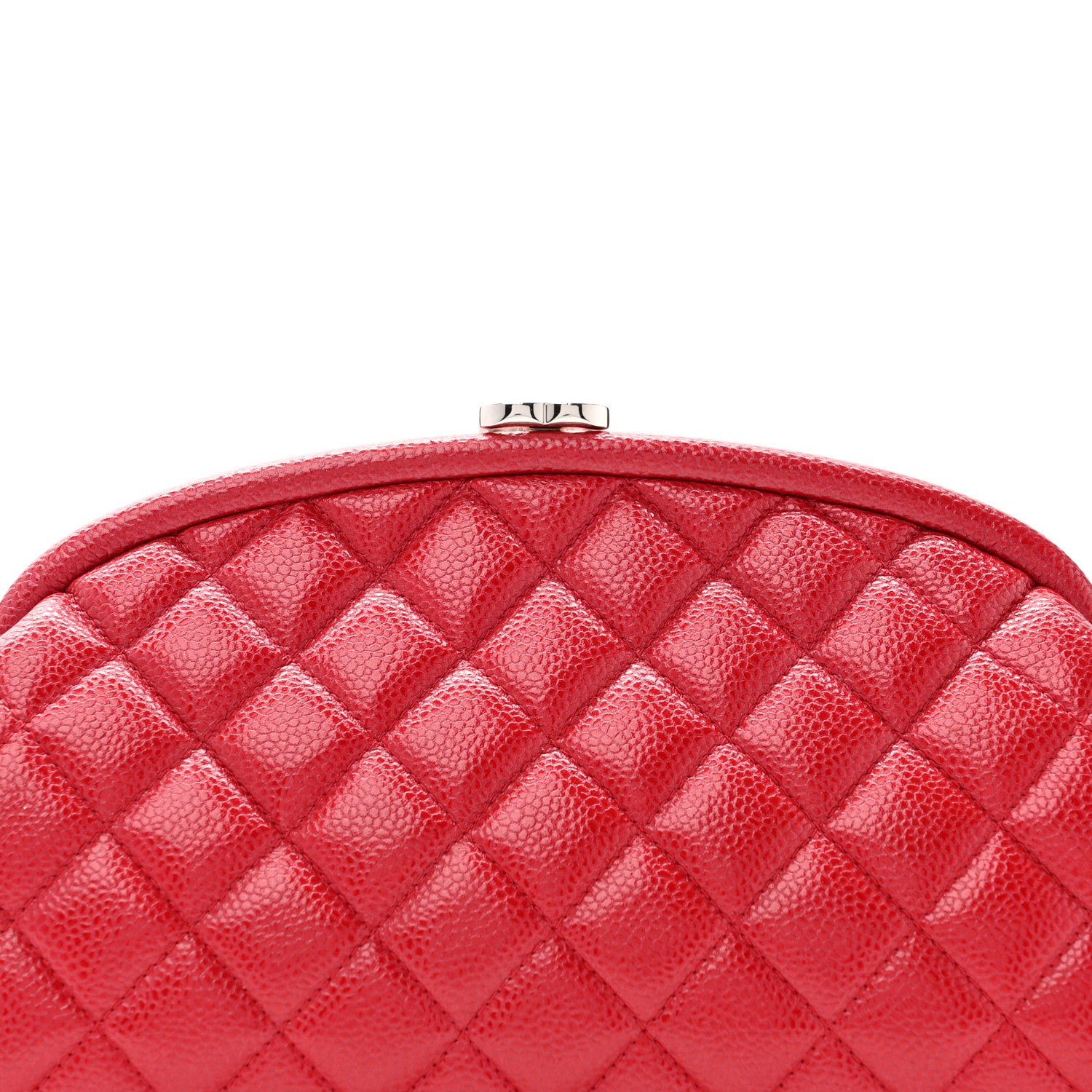 Chanel Caviar Quilted Timeless Clutch Red 8 of 10