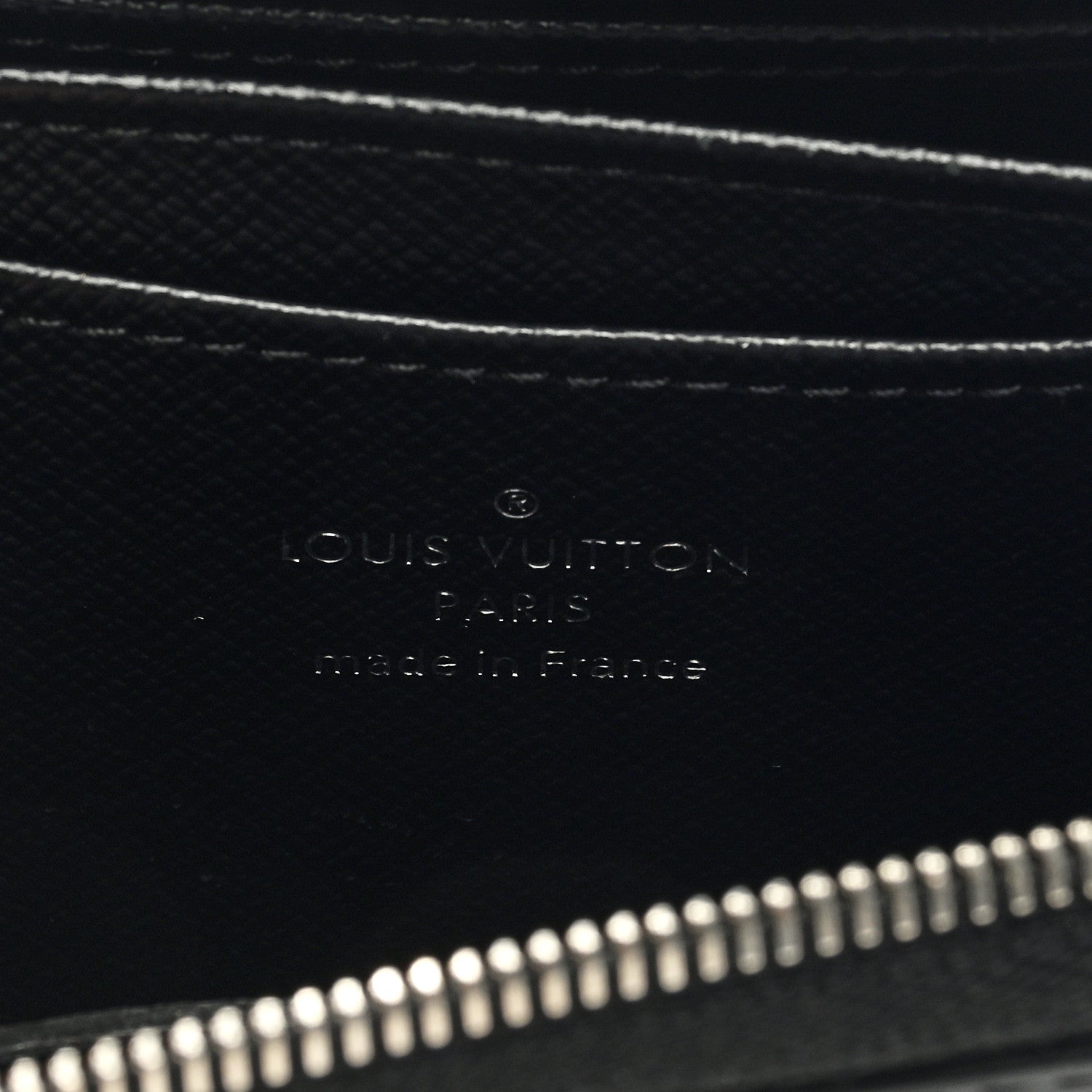 Louis Vuitton Epi Zippy Coin Purse Black 6 of 6