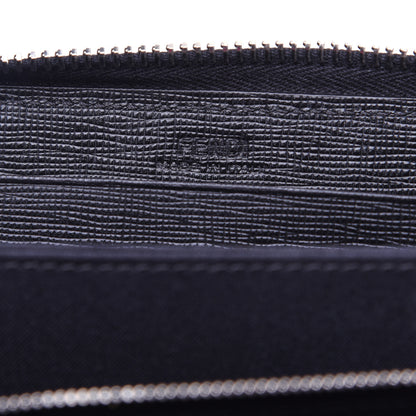 Fendi Vitello Elite Mink Fur Studded Karlito Zip Around Wallet Black 8 of 12