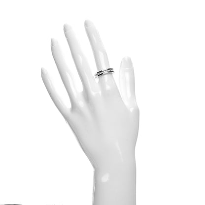 Bulgari 18K White Gold Diamond B.Zero1 Ring 51 5.75 2 of 4