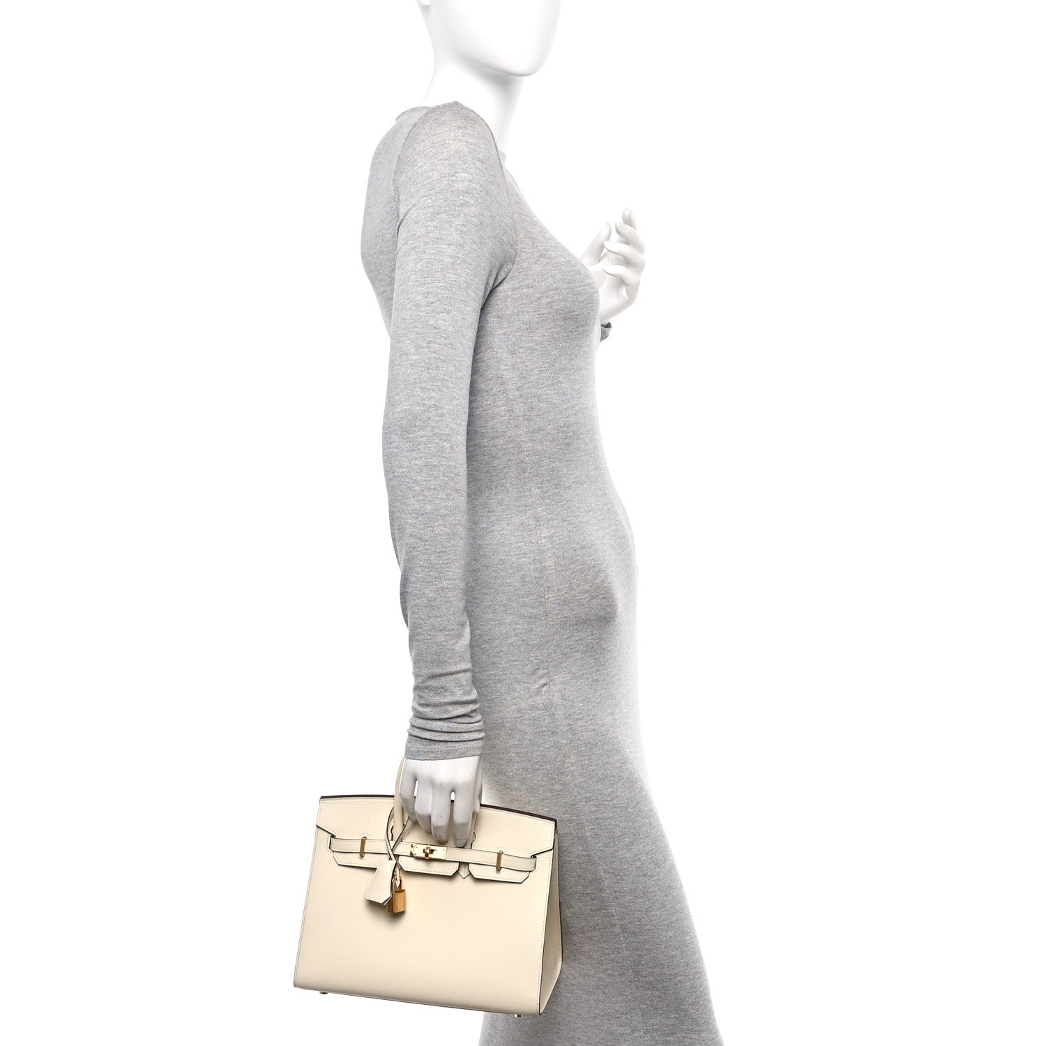 Hermes Epsom Birkin Sellier 25 Nata 2 of 13