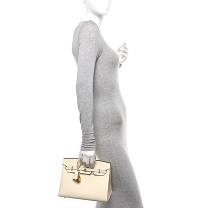 Hermes Epsom Birkin Sellier 25 Nata 2 of 13