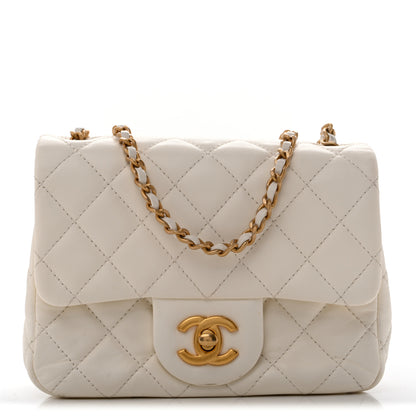 Chanel Lambskin Quilted Mini Pearl Crush Flap White 1 of 13
