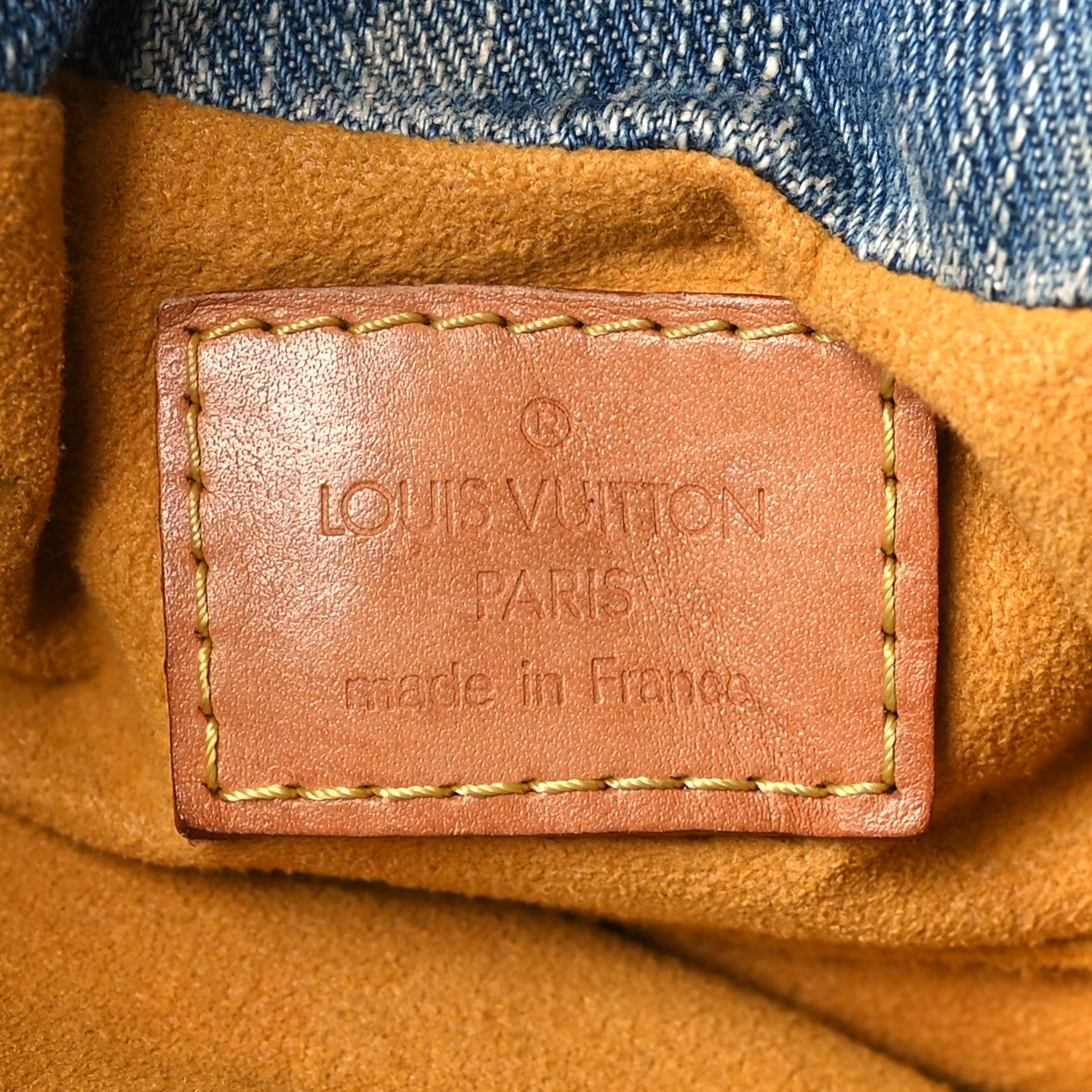 Louis Vuitton Monogram Denim Pleaty Blue 5 of 9
