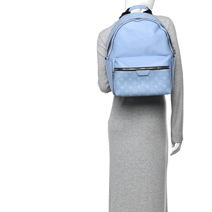 Louis Vuitton Taiga Monogram Discovery Backpack PM Blue Lagoon 2 of 9
