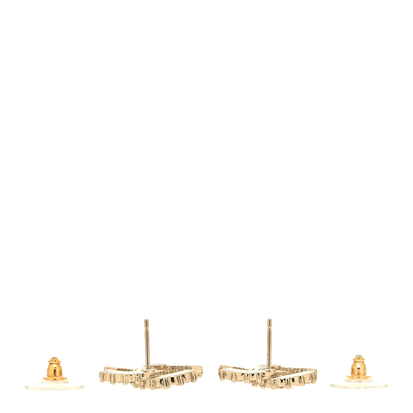 Crystal Over The Rainbow CC Earrings Gold Multicolor