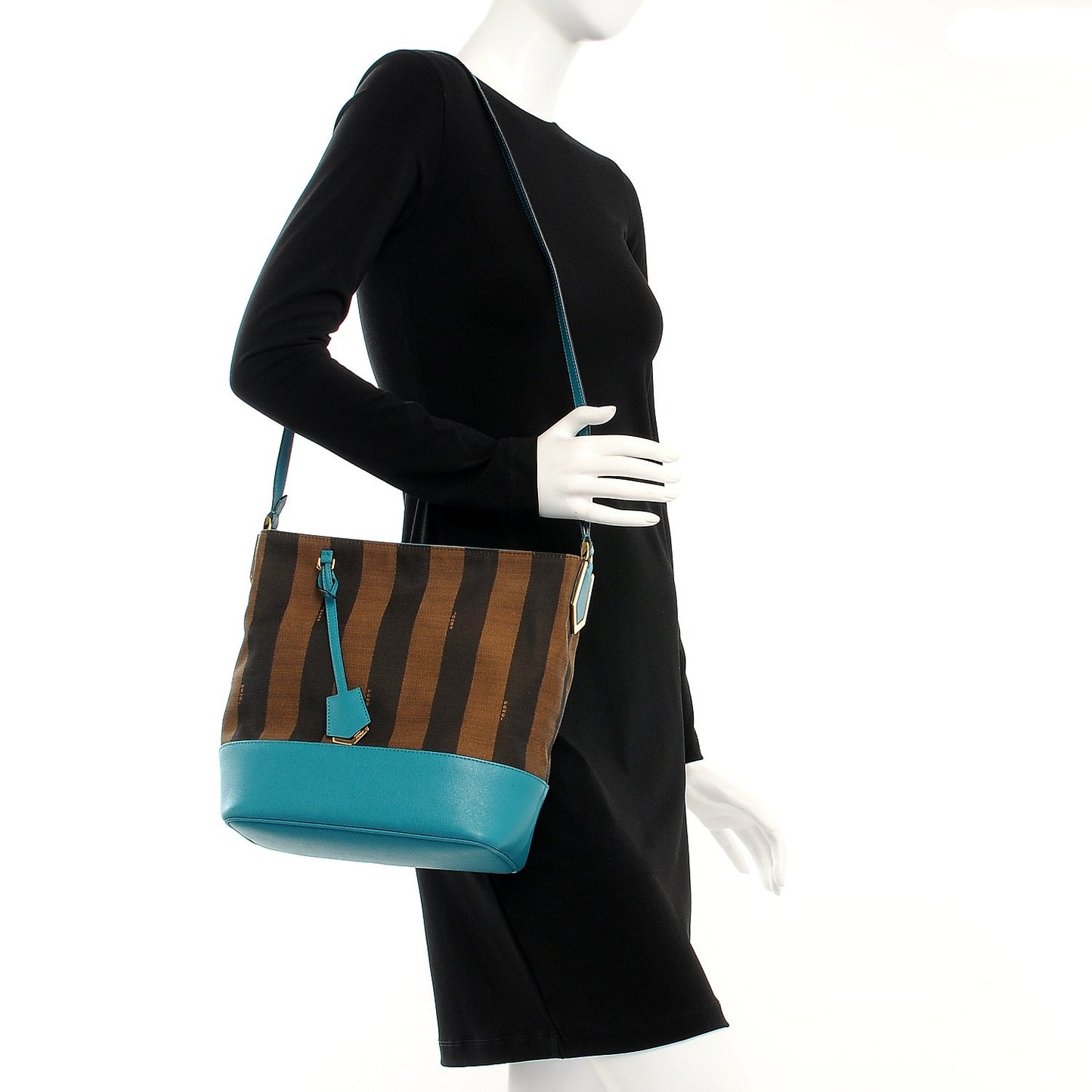 Pequin Vitello Elite 2Jours Bucket Bag Tobacco Jungle
