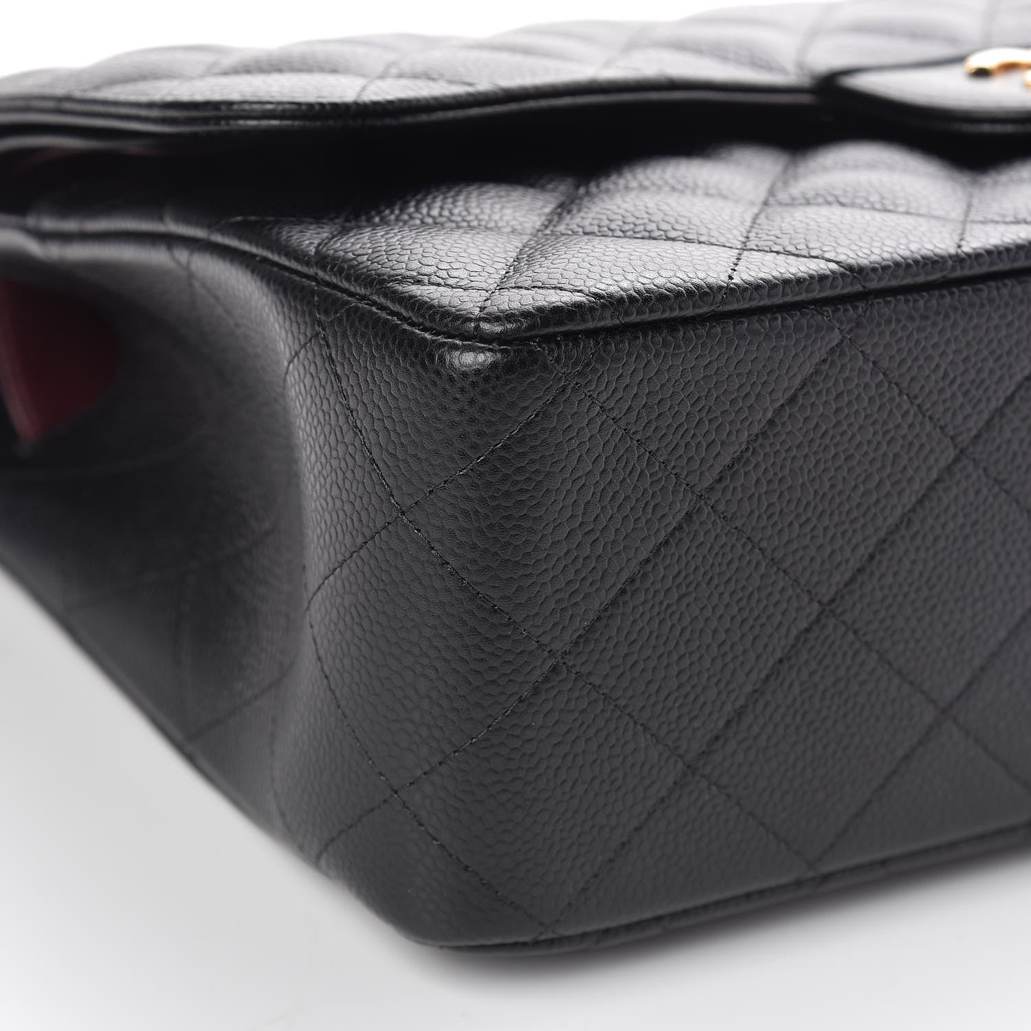 Chanel Caviar Quilted Jumbo Double Flap Black 8 of 11