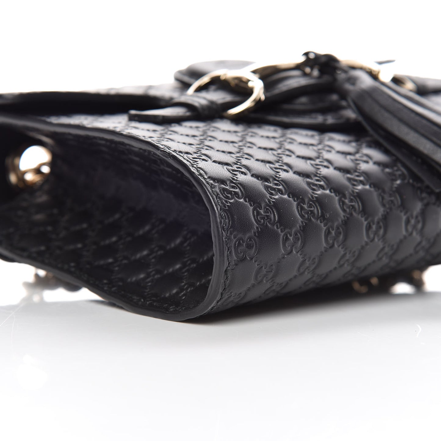 Microguccissima Mini Emily Shoulder Bag Black