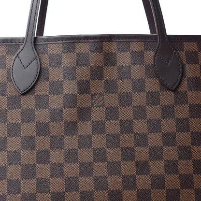 Louis Vuitton Damier Ebene Neo Neverfull MM Rose Ballerine 11 of 11