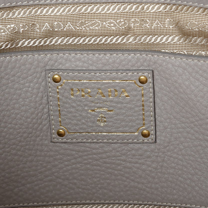 Prada Vitello Daino Side Pocket Hobo Pomice 6 of 17
