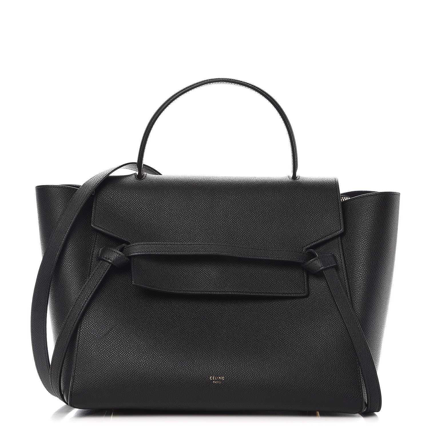 Celine Grained Calfskin Mini Belt Bag Black 1 of 8