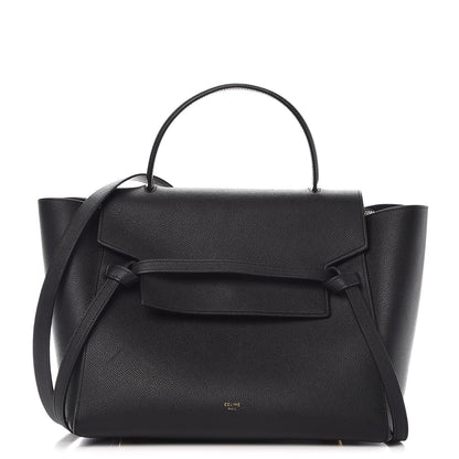 Celine Grained Calfskin Mini Belt Bag Black 1 of 8