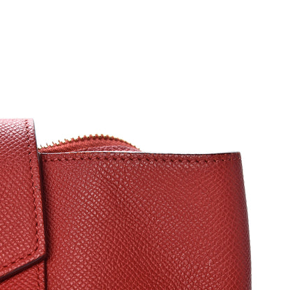 Celine Grained Calfskin Mini Belt Bag Coquelicot 9 of 16