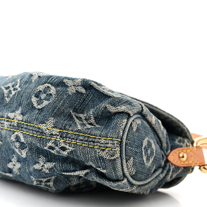 Louis Vuitton Monogram Denim Mini Pleaty Blue 9 of 11