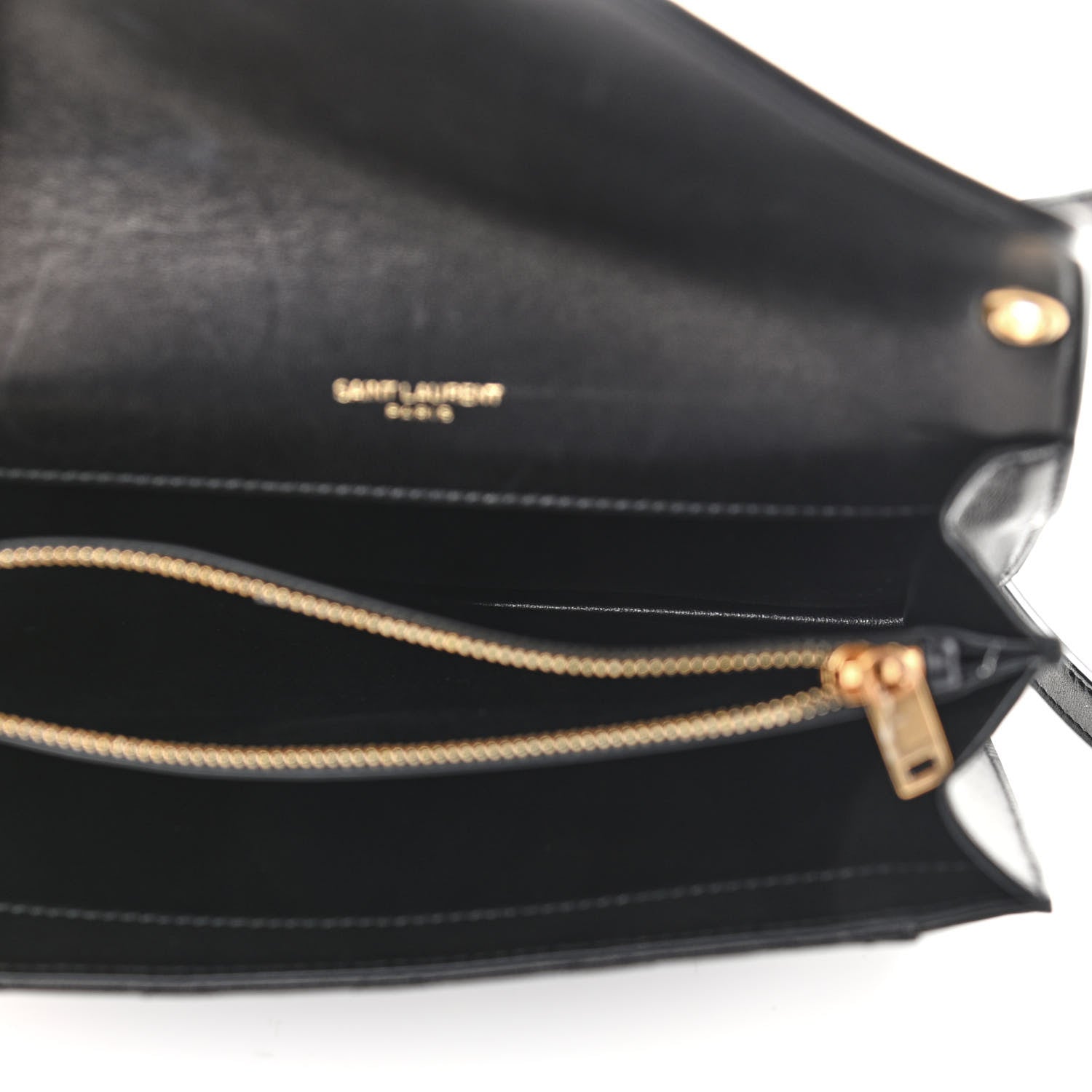Saint Laurent Lambskin Quilted Mini Gaby Satchel Black 5 of 10