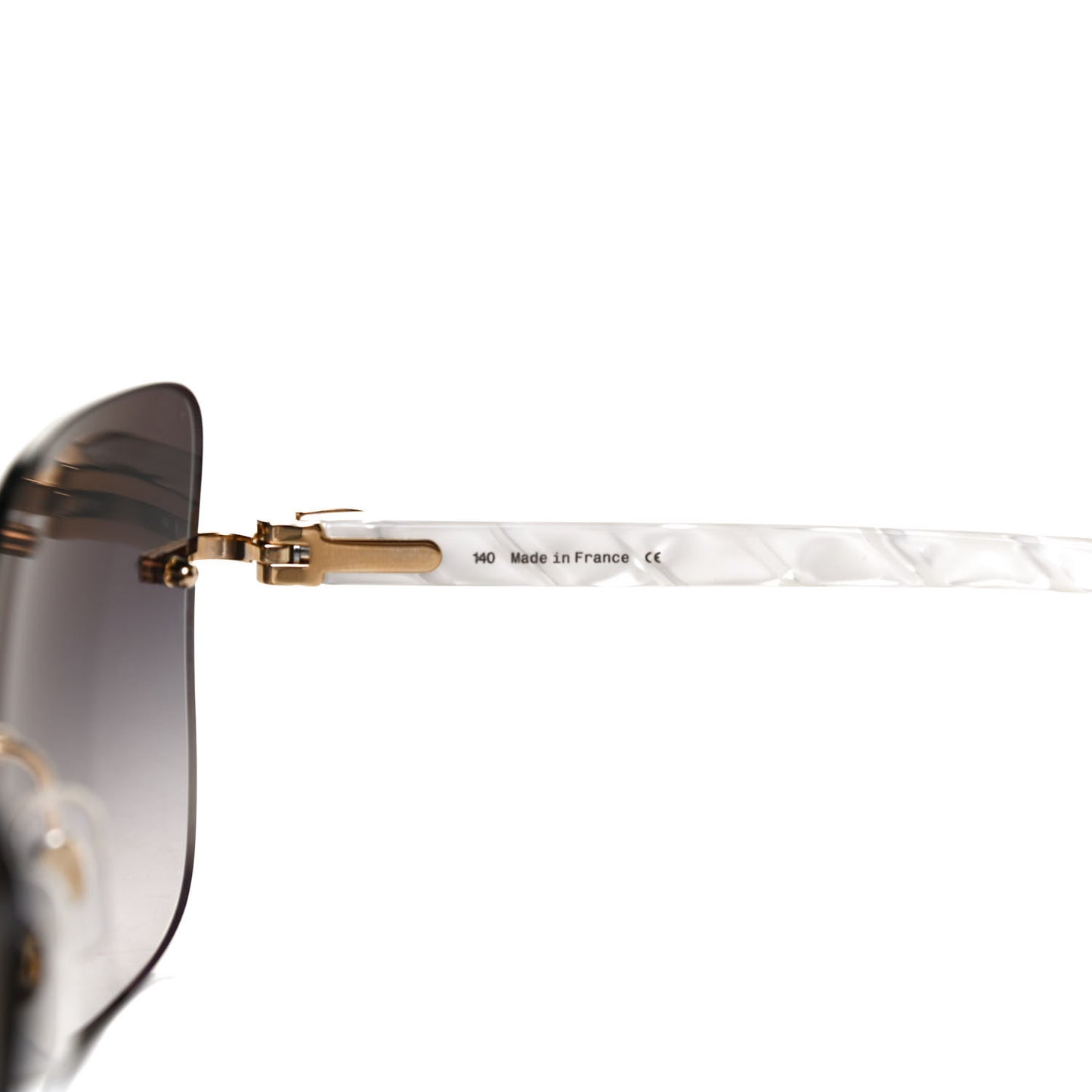 Mother of Pearl Sunglasses CT001RS Gold White