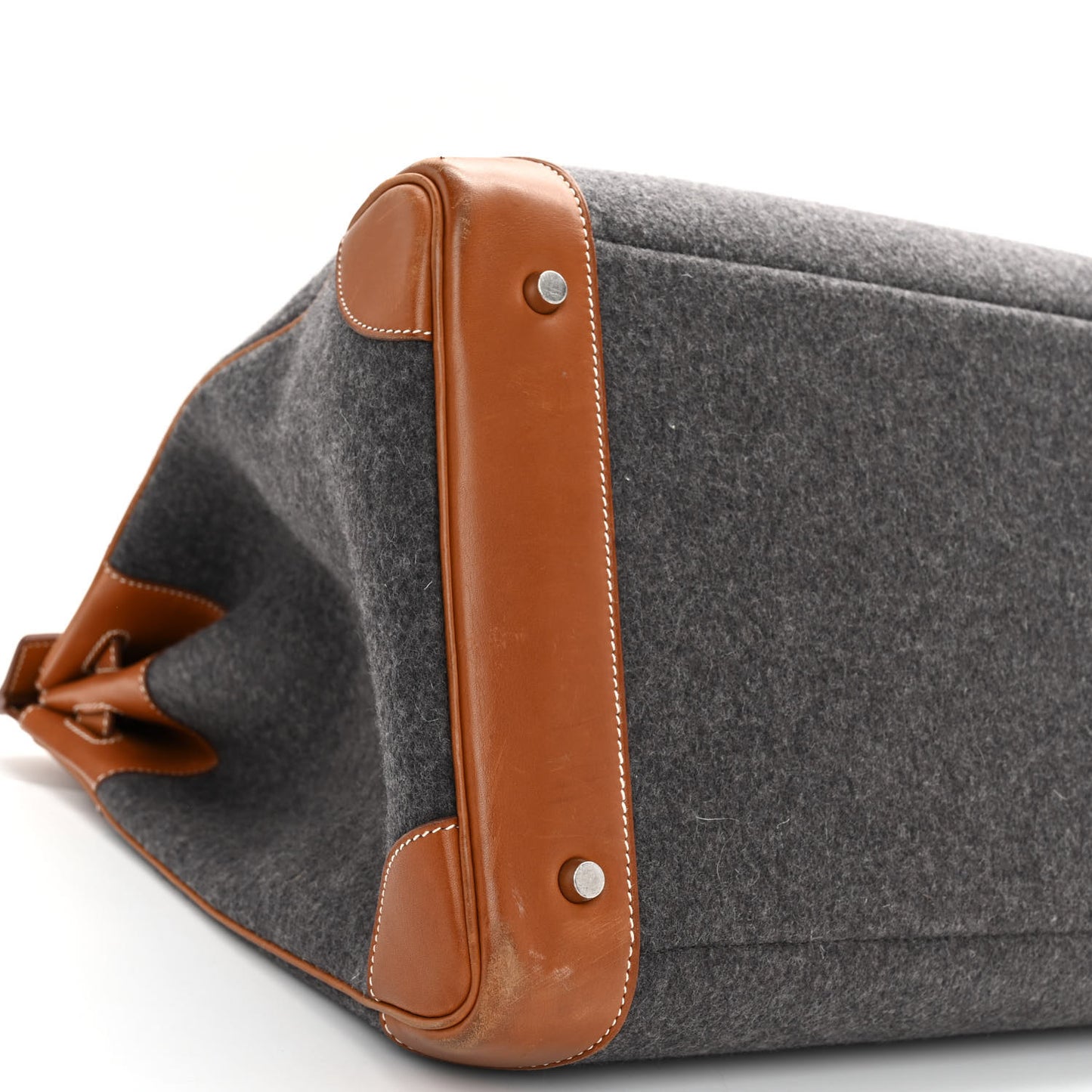 Barenia Feutre HAC Birkin 40 Gris Moyen