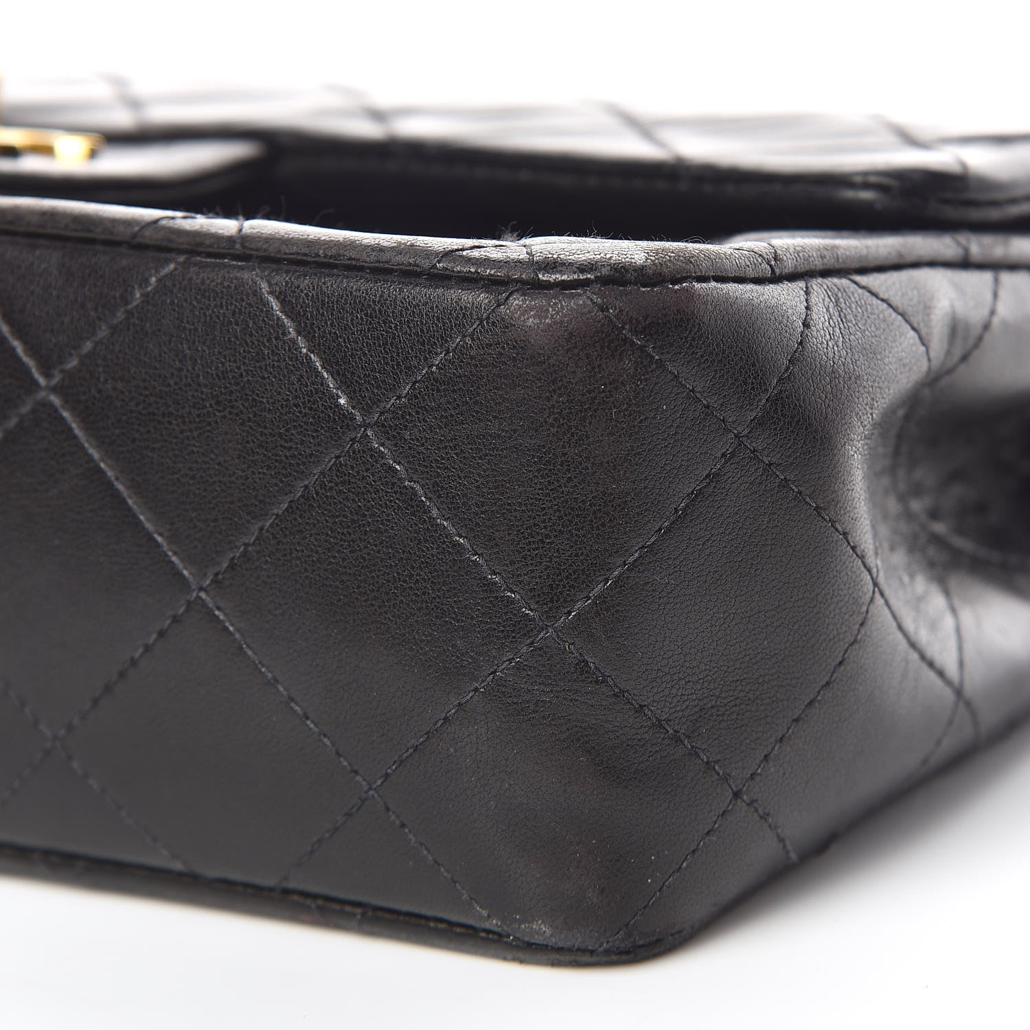 Chanel Lambskin Quilted Small Double Flap Black 7 of 15