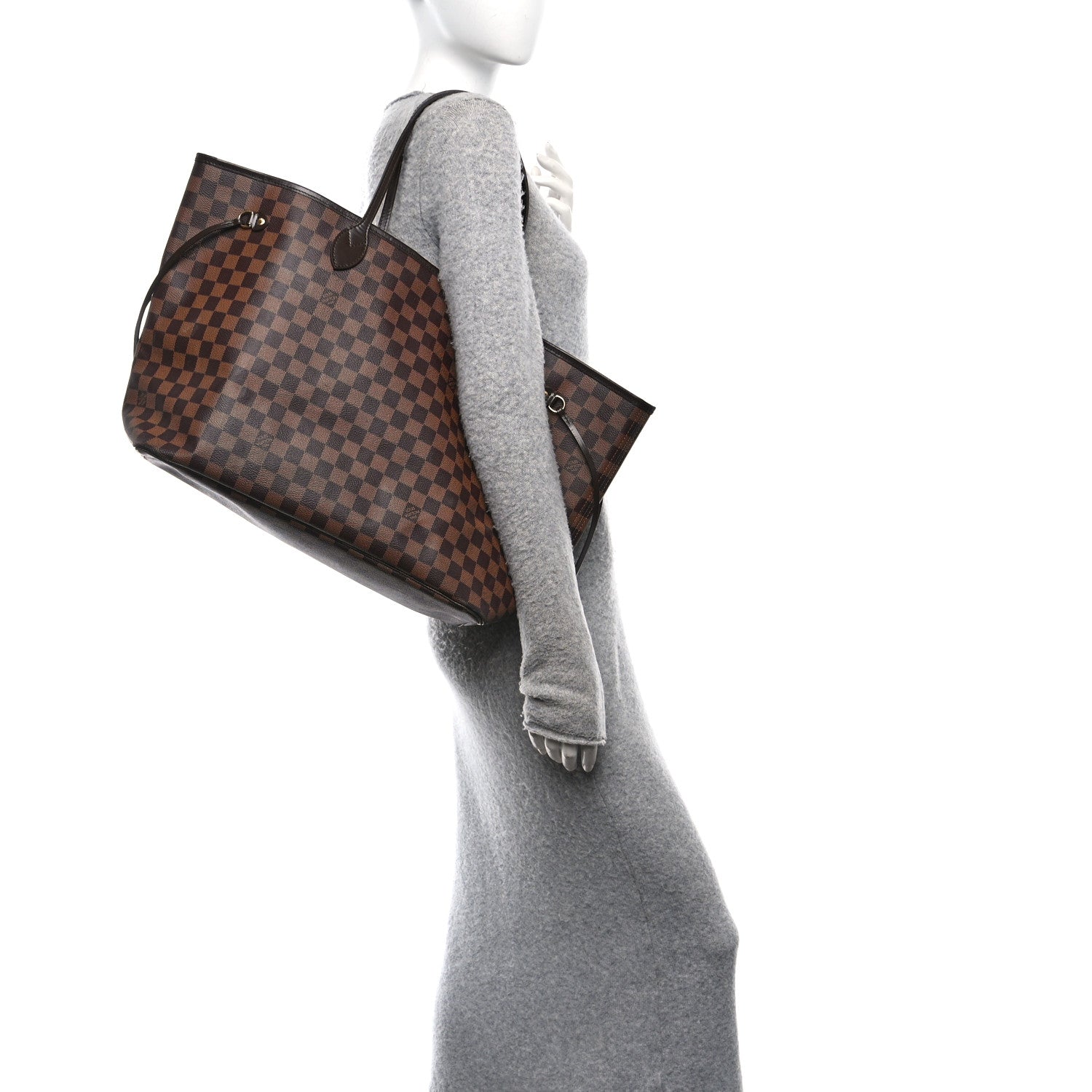 Louis Vuitton ダミエ　ネバーフル　GM Louis Vuitton Damier Ebene Neo Neverfull GM 1806418 – FASHIONPHILE