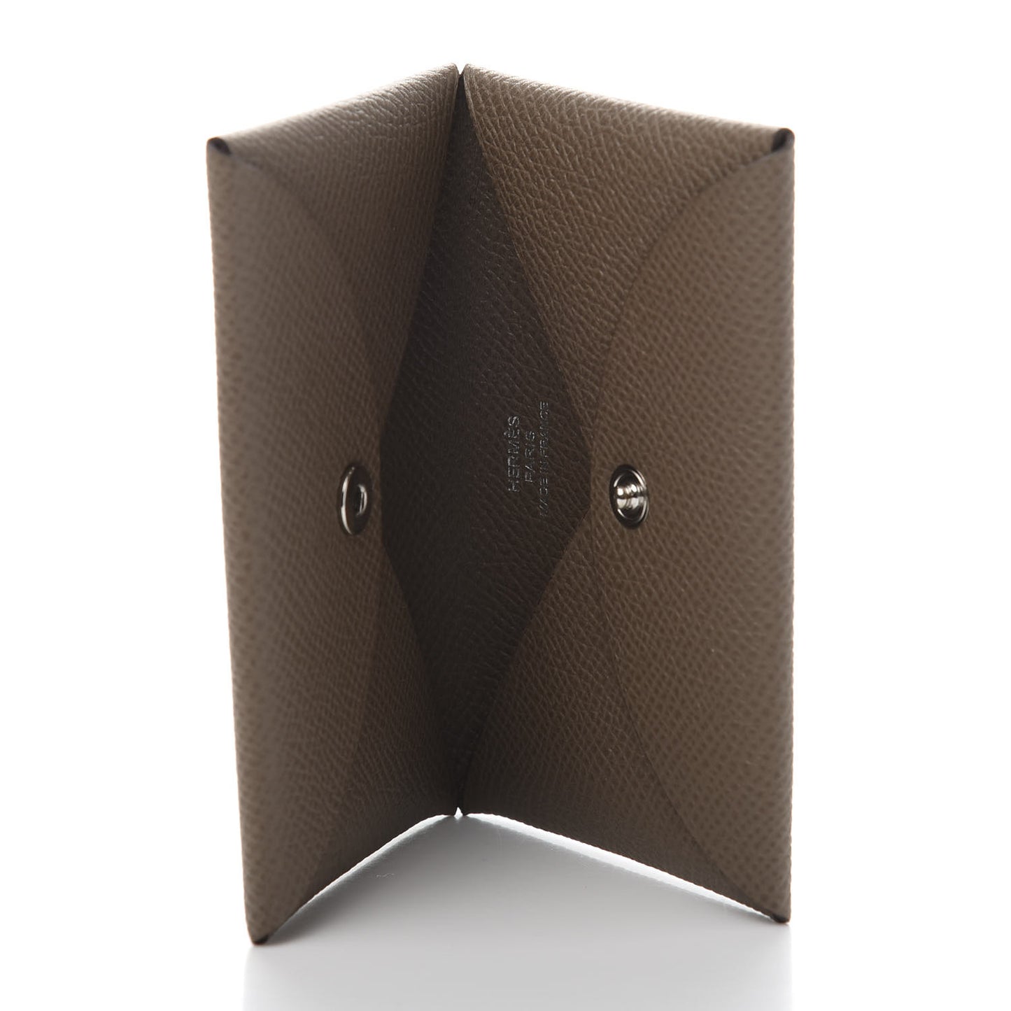 Epsom Calvi Card Case Etoupe