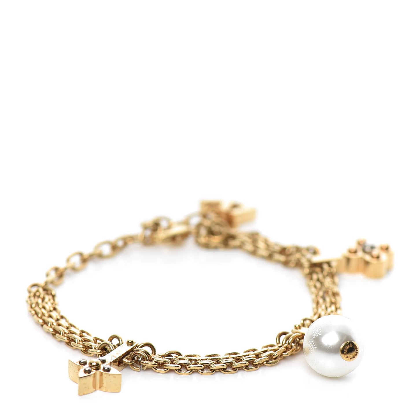 Pearl Charmy Bracelet Gold