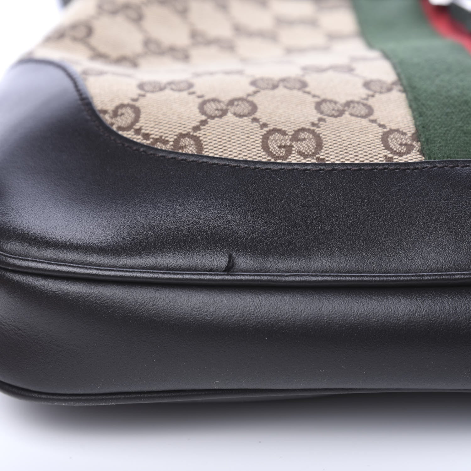 Gucci Monogram Web Jackie O Hobo Dark Brown 8 of 9