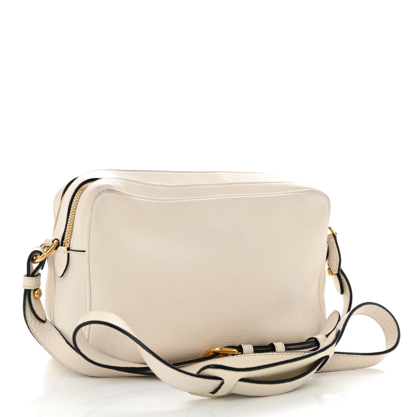 Vitello Phenix Camera Bag Bianco