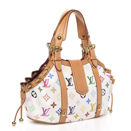 Louis Vuitton Monogram Multicolor Theda GM White 3 of 12