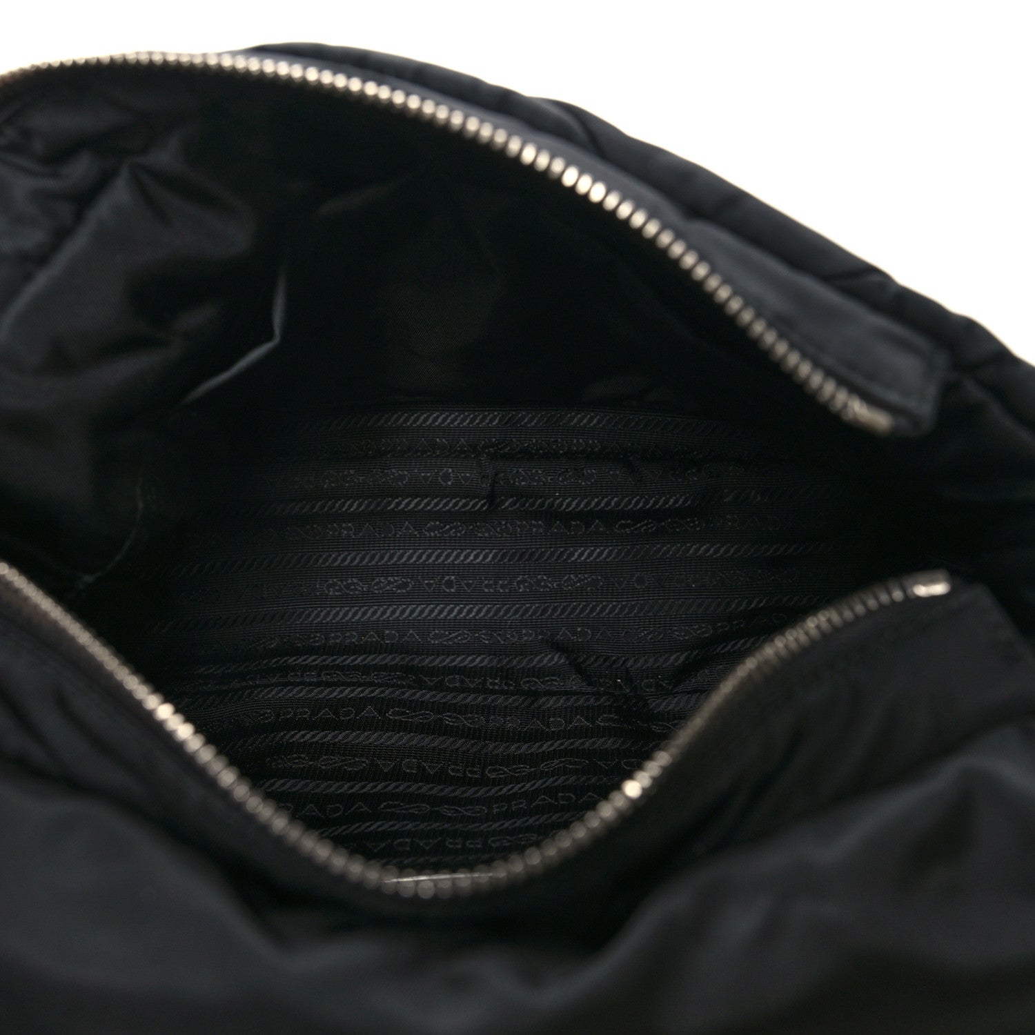 Prada Re-Nylon Quilted Padded Flap Shoulder Bag Black 5 of 12
