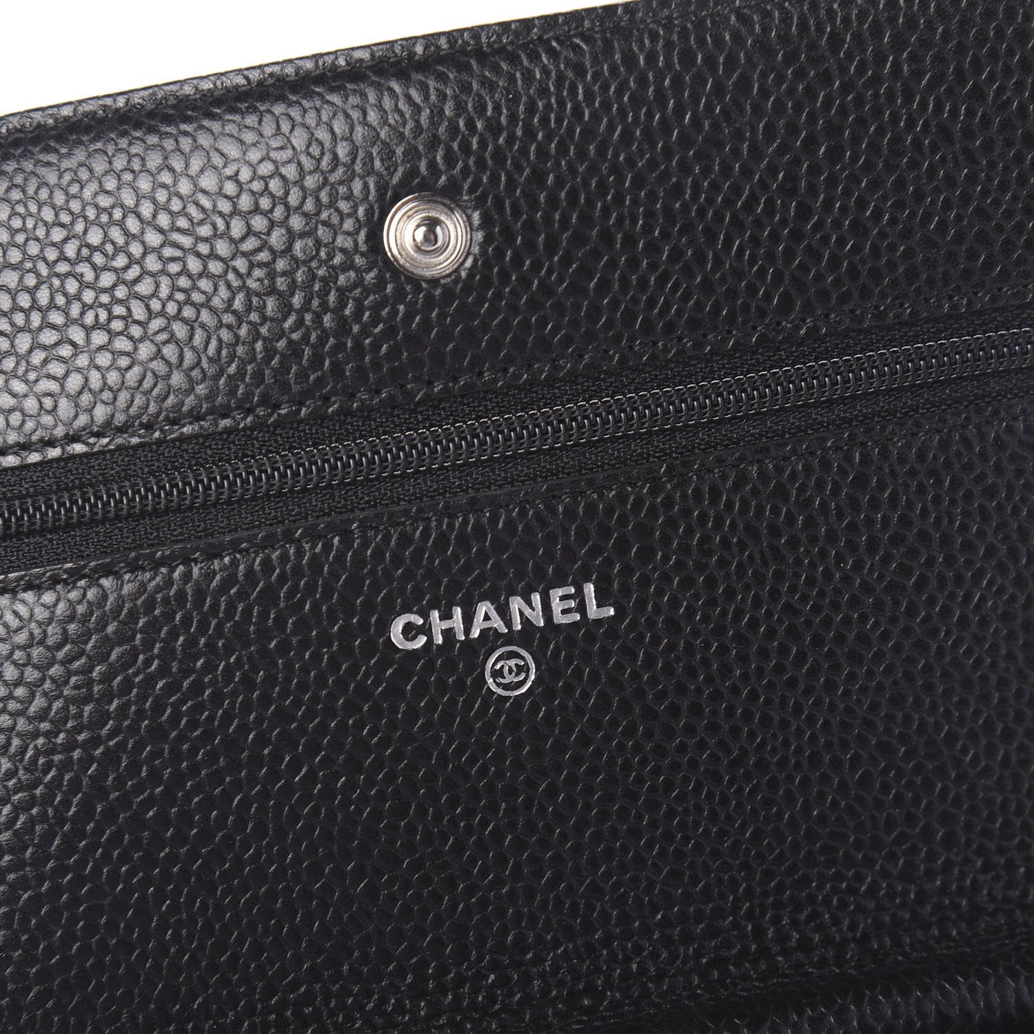 Chanel Caviar Quilted Wallet On Chain WOC Black 8 of 10