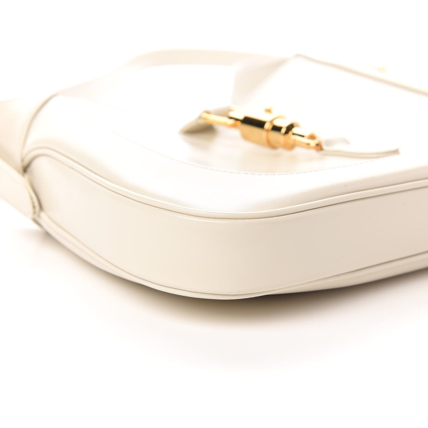 Boarded Dyana Lux Calfskin Small Jackie 1961 Hobo Mystic White