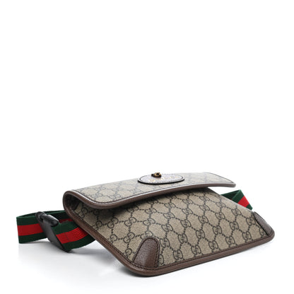 Gucci GG Supreme Monogram Neo Vintage Web Belt Bag Brown 3 of 4