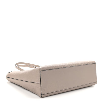 Valentino Garavani Grained Calfskin Small Rockstud Shoulder Tote Poudre 4 of 9