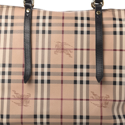 Burberry Haymarket Check Medium Salisbury Tote Chocolate 10 of 16