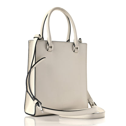 Prada Soft Calfskin Small Shoulder Bag Bianco 2 of 7