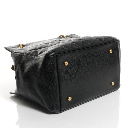 Chanel Caviar Quilted Petit Timeless Tote PTT Black 4 of 9