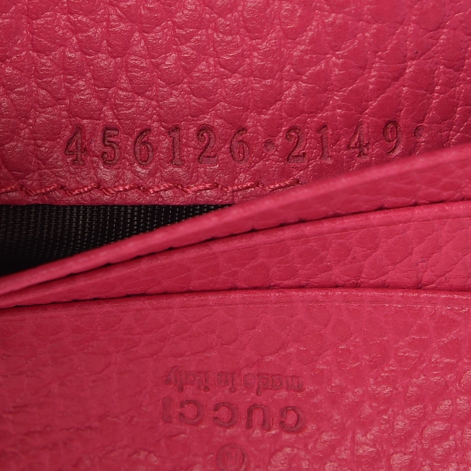 Gucci Dollar Calfskin GG Marmont Card Case Box Pink 7 of 9