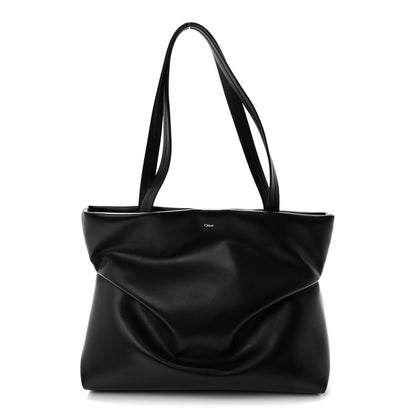 Chloe Calfskin Judy East West Tote Black 1 of 9