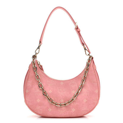 MCM Visetos Small Aren Hobo Blossom Pink 1 of 9