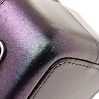 Chanel Iridescent Aged Calfskin Quilted Small Gabrielle Backpack Dark Purple 11 of 13