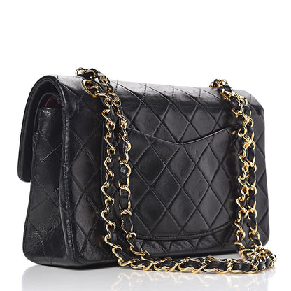 Chanel Lambskin Quilted Small Double Flap Black 4 of 12
