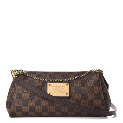 Louis Vuitton Damier Ebene Eva Clutch 1 of 11