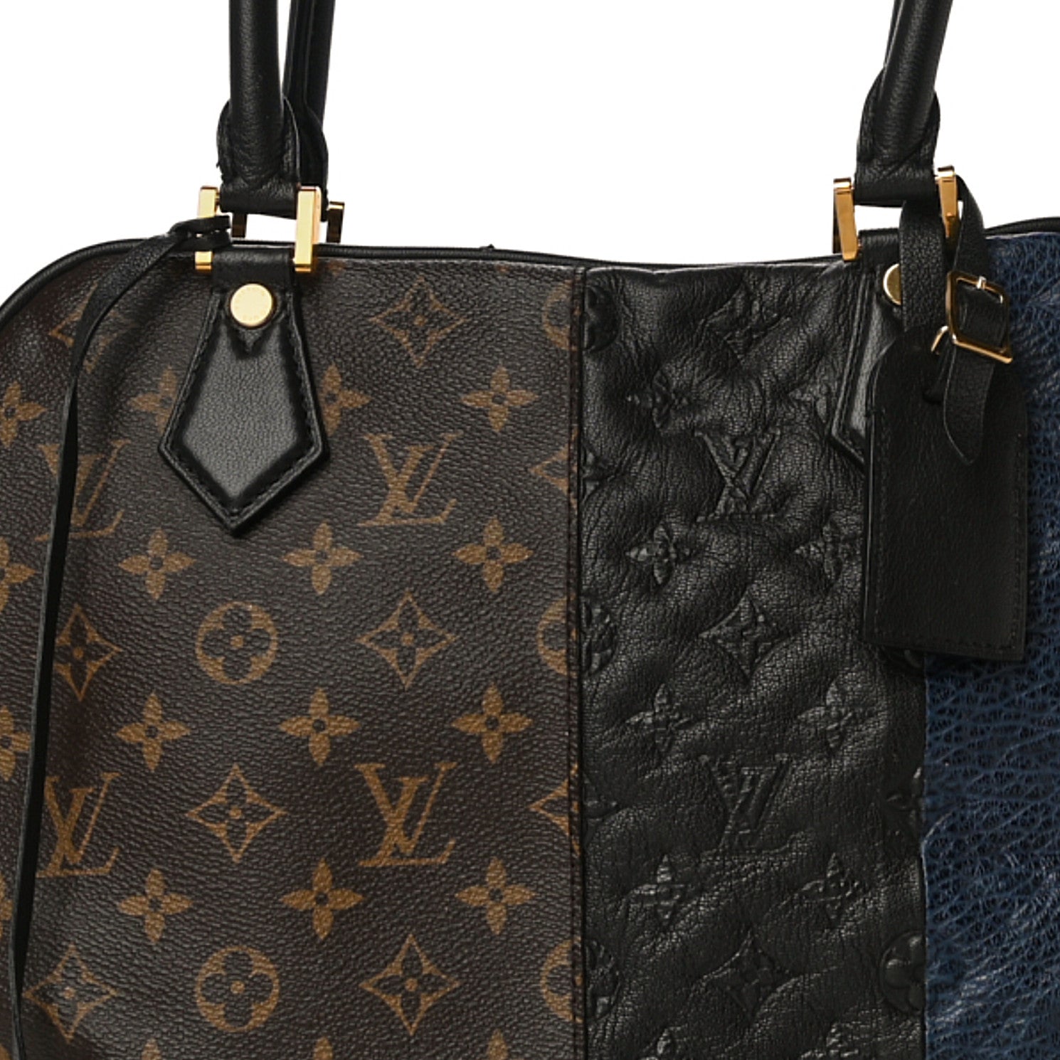 Louis Vuitton Monogram Stripes Medium Bag Marine 7 of 11