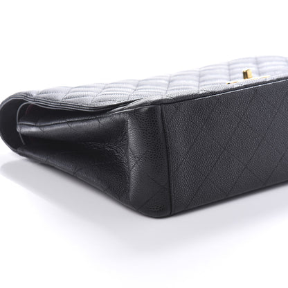 Chanel Caviar Quilted Maxi Double Flap Black 6 of 10