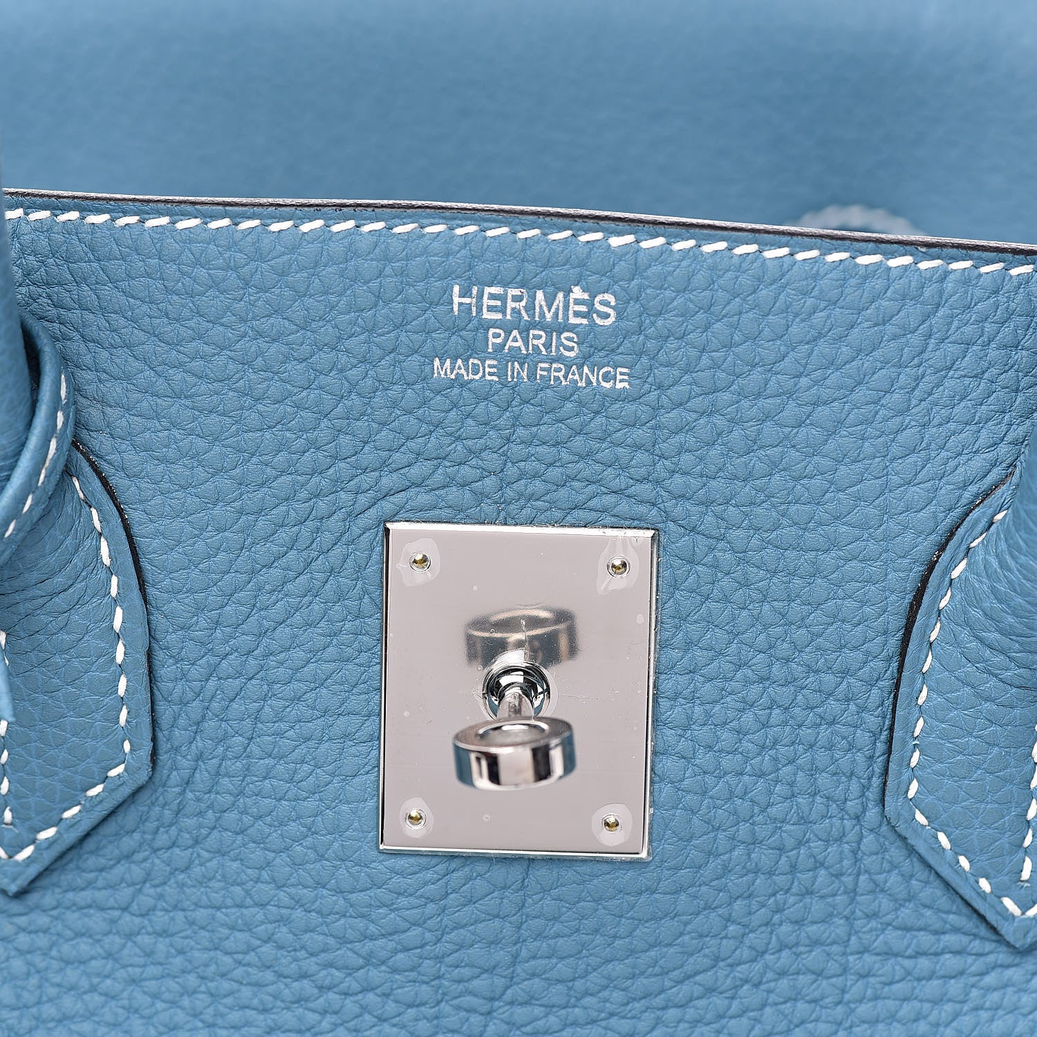 Hermes Togo Birkin 35 Blue Jean 8 of 28