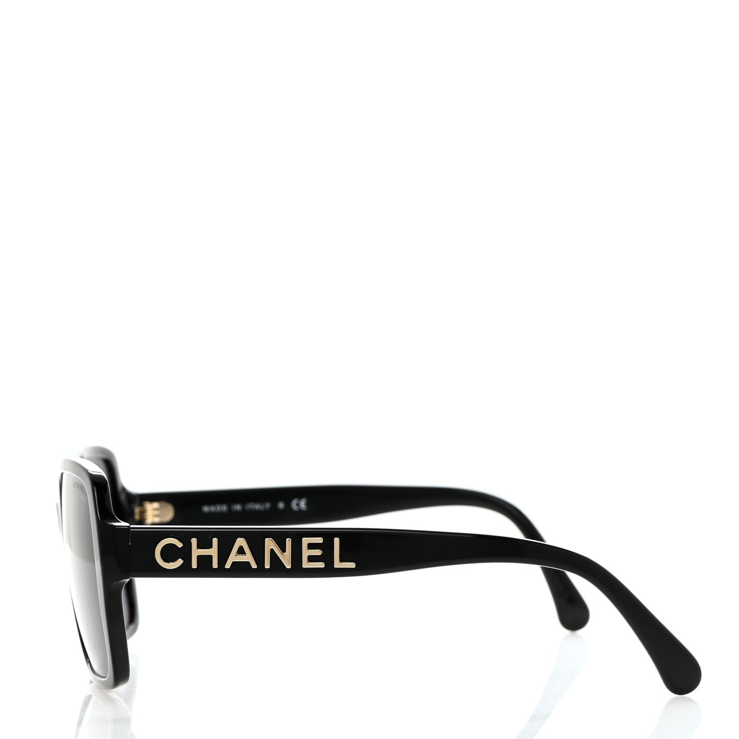 Acetate Square Sunglasses 5408-A Black